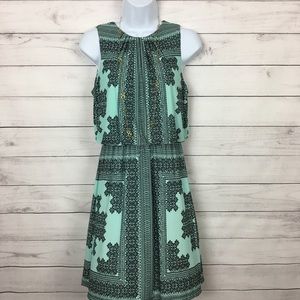 No Tag Sleeveless Paisley Print Dress